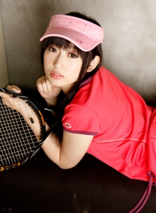 Cute Tennise player gets 2 huge dick :: Arisa - 狙われたサークル美女::ありさ