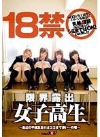 Restricted 18 And Under. Exhibitionist Schoolgirl - Heisei Era Born Girls These Days Are Crazy - - 18禁 限界露出女子校生 〜最近の平成生まれはココまで凄い…の巻〜 [sdms-674]