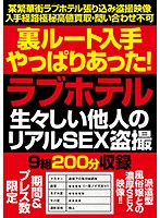 Taking The Backstreets! - Peeping On Exciting Real Sex At A Love Hotel - 裏ルート入手やっぱりあった！ラブホテル生々しい他人のリアルSEX盗撮 [godr-960]