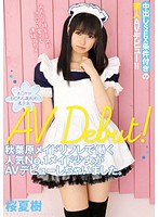 The Most Popular Maid In Akihabara Makes Her Barely Legal Debut. Natsuki Sakura - 秋葉原メイドリフレで働く人気No.1メイド少女がAVデビューしちゃいました。 桜夏樹 [t28-326]