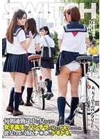 Schoolgirl Panty Peep - When I Got Excited By Her Panties She Got Excited By My Stiffy. - 毎朝通勤途中に見かける女子校生のパンチラが見えてドキッとしてたら、彼女も僕の勃起チ○ポにドキドキ。 [sw-222]